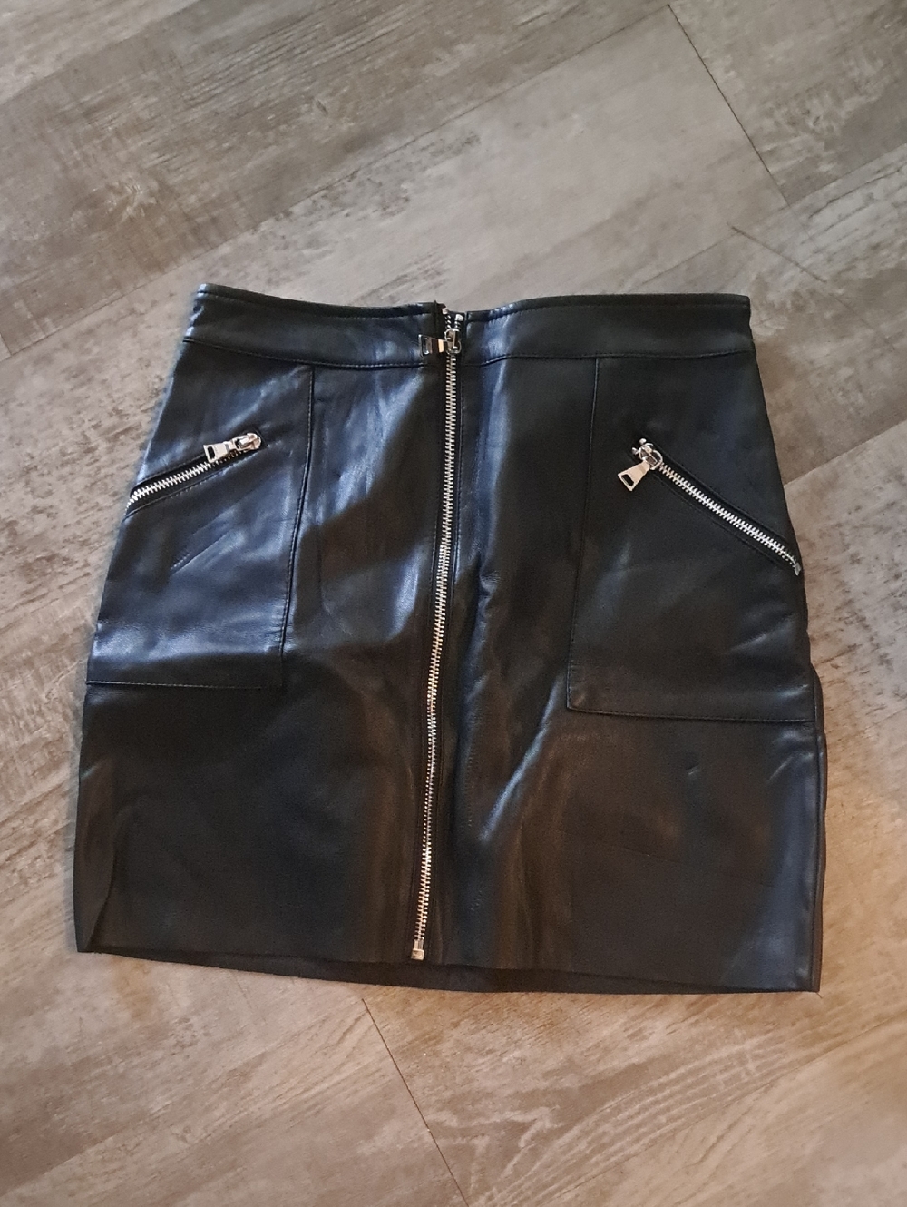Express Pleather Mini Skirt